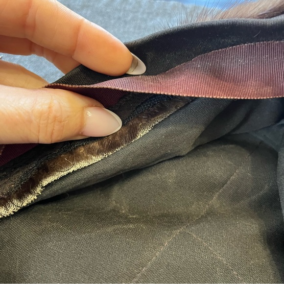 Vintage Mink Fur Pill Box Hat EUC - Picture 5 of 6